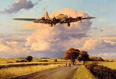 Return Of The Belle by Robert Taylor - B-17 Greetings Card RT14