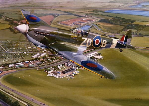 The Display Master by Richard Wheatland - Spitfire Greetings Card M090