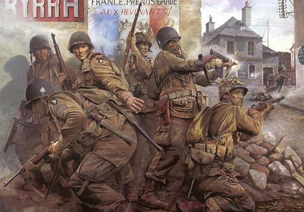 Easy Company - The Taking of Carentan by Chris Collingwood - card M268
