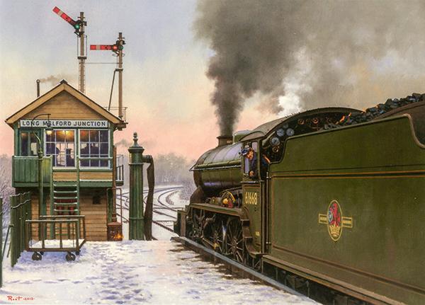 Stour Valley Winter - Railways Christmas Card R043