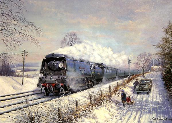 Wadebridge in Winter - Railways Christmas Card R032