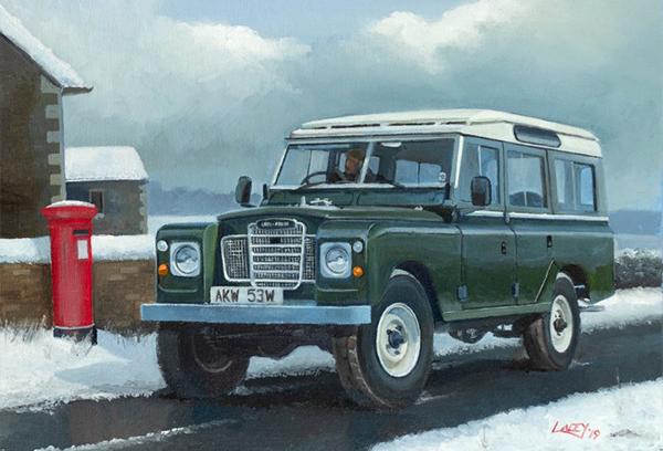 Winter Workhorse - Classic Car Christmas Card A056