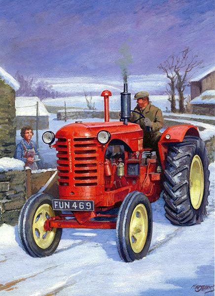 Christmas Farming - Farming Christmas Card F010