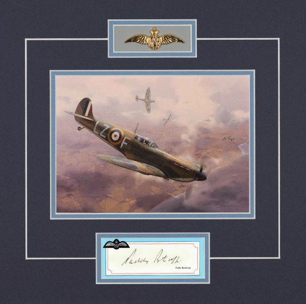 PADDY BARTHROPP - RAF Pilot Signature - RAFF03