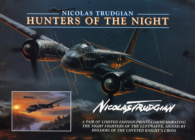 Moonlight Hunter / Night Hunters Of The Reich by Nicolas Trudgian - Sales Brochure - Grade A