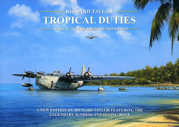 Original sales brochure for the limited edition print Tropical Duties by Richard Taylor.