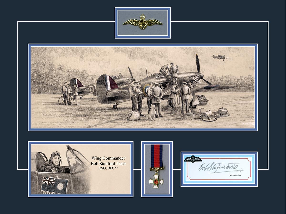 Graphite Collection - RAF Hurricane Pilot Bob Stanford-Tuck Signature