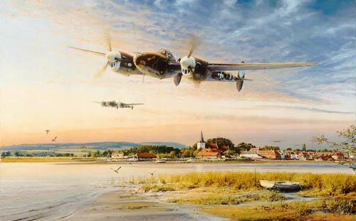 Coming in Over the Estuary by Robert Taylor - Bargain Print