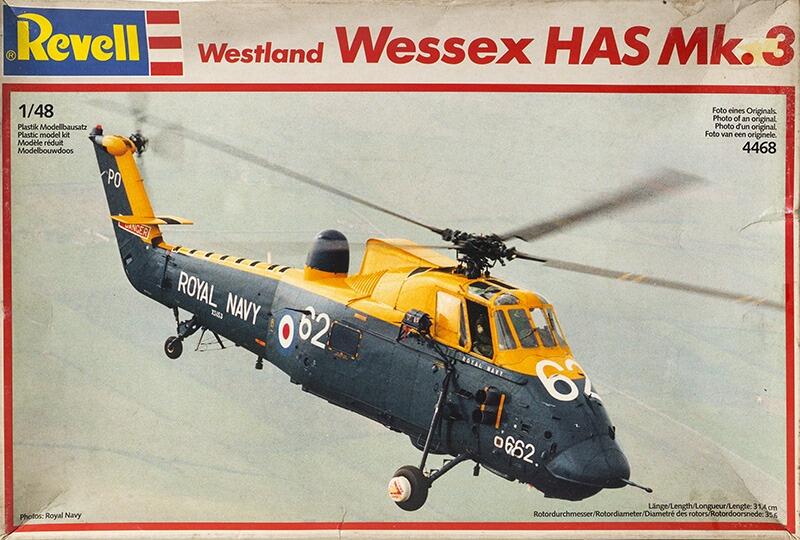 Westland Wessex HAS Mk.3 - Royal Navy - Revell kit 1:48 - Preowned.