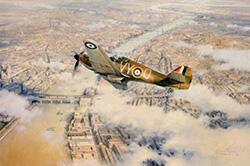 ROBERT TAYLOR AIR COMBAT PAINTINGS VOL II BOOK AND PRINT SET - Defence of the Realm