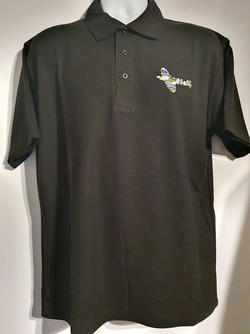 Spitfire D-Day Polo Shirt - Black