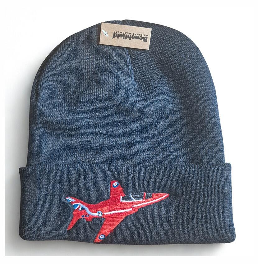 Red Arrows Hawk Beanie Hat - Navy Blue
