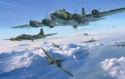 Schweinfurt - The Second Mission by Robert Taylor - B-17 Card RT25