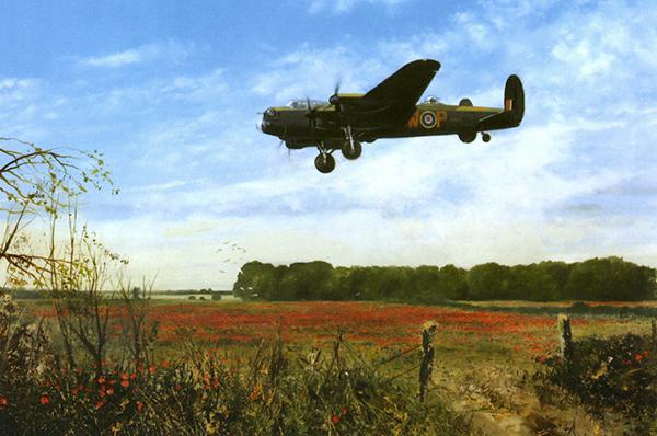 Bomber County - a Familiar Sound by Robin Smith - Lancaster Card M431