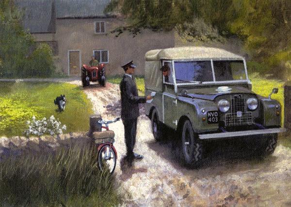 Not Much Today by Paul Atchinson - Classic Car Greetings Card L052