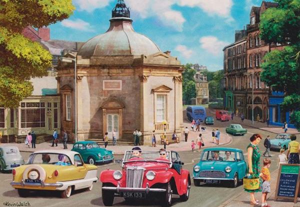 Happy Days in Harrogate - Kevin Walsh - Classic Car Greeting Card L038