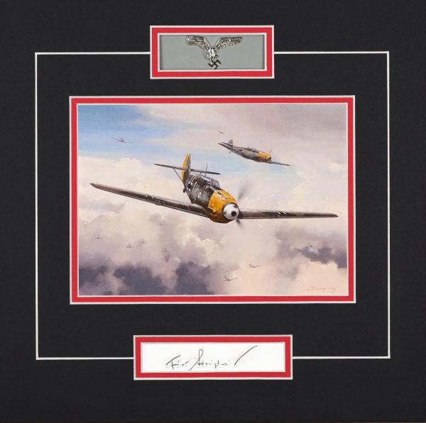 FRITZ LOSIGKEIT - Luftwaffe Pilot Signature - LUFT03