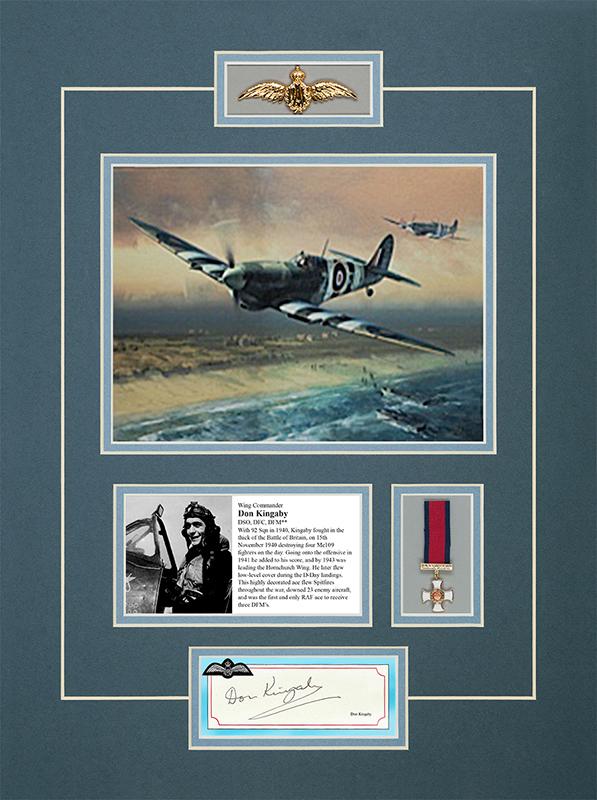 DON KINGABY - RAF Pilot Signature - RAFF21