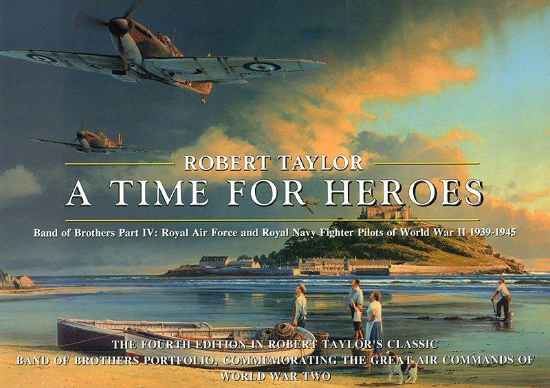 A Time for Heroes by Robert Taylor - Sales Brochure - Grade A