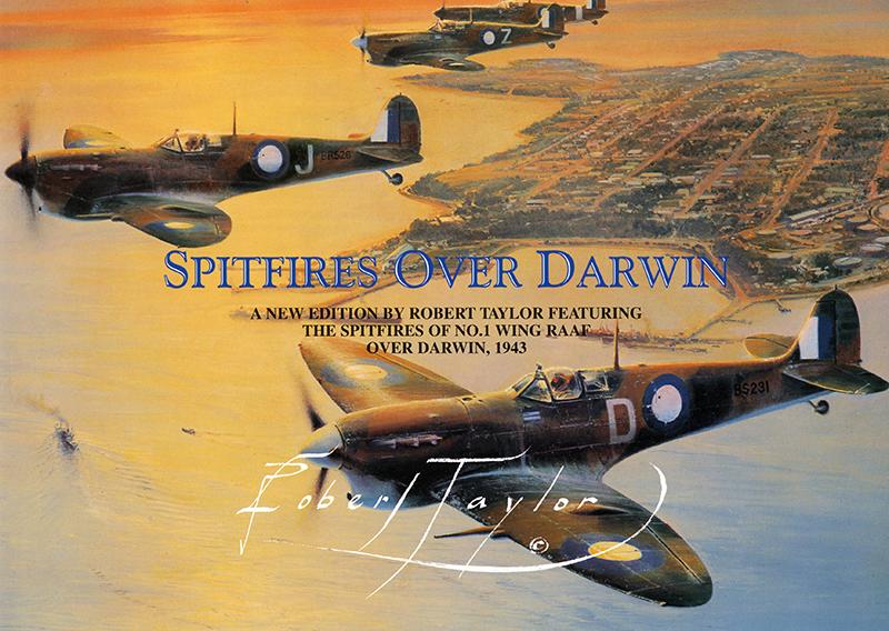 Spitfires Over Darwin by Robert Taylor - Sales Brochure - Grade A