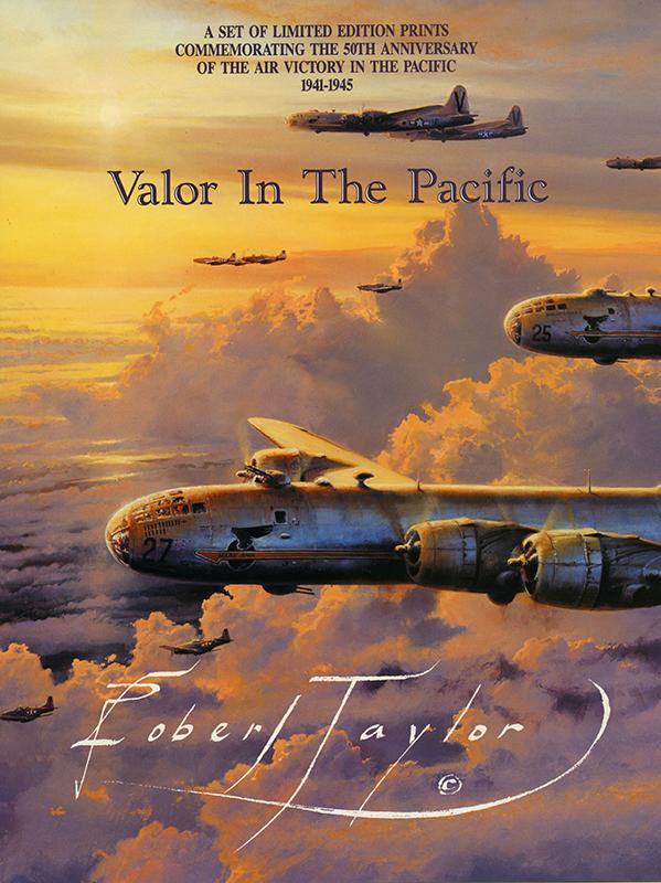 Valor in the Pacific by Robert Taylor - Sales Brochure - Grade A