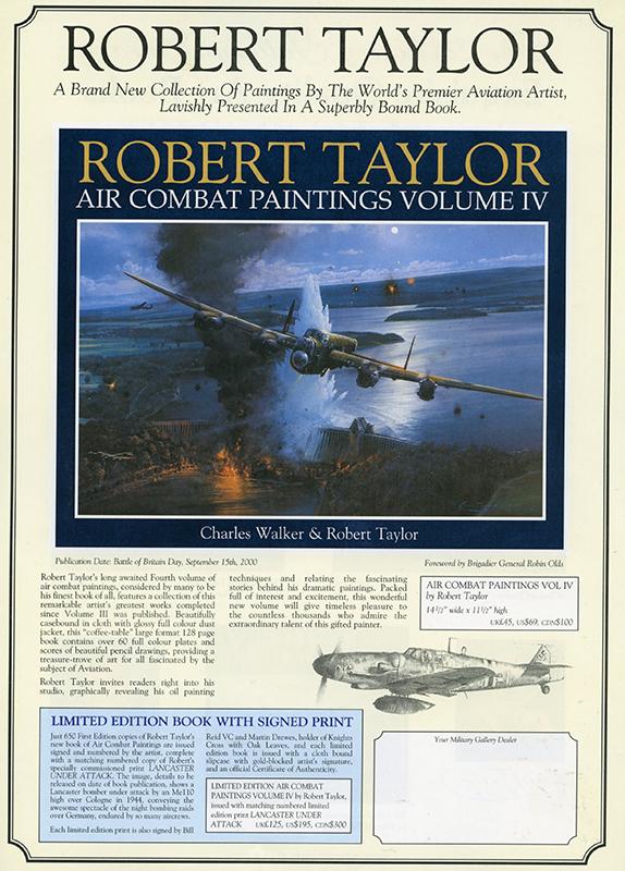 Air Combat Paintings Vol IV - Robert Taylor - Brochure-Grade A