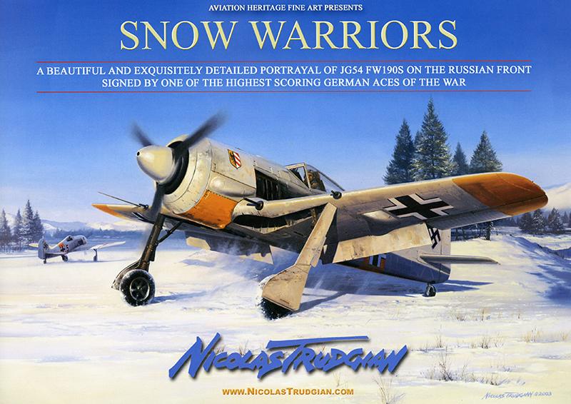 Snow Warriors by Nicolas Trudgian - Sales Brochure