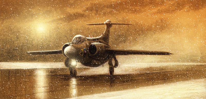 Buccaneer in the Snow - Christmas Card M545