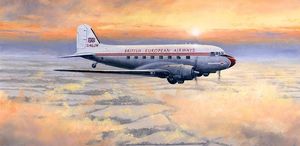 Heading Home for Christmas - BEA DC-3 - M565