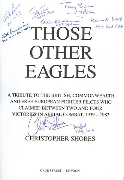 Those Other Eagles by Christopher Shores - multi signed aviation book