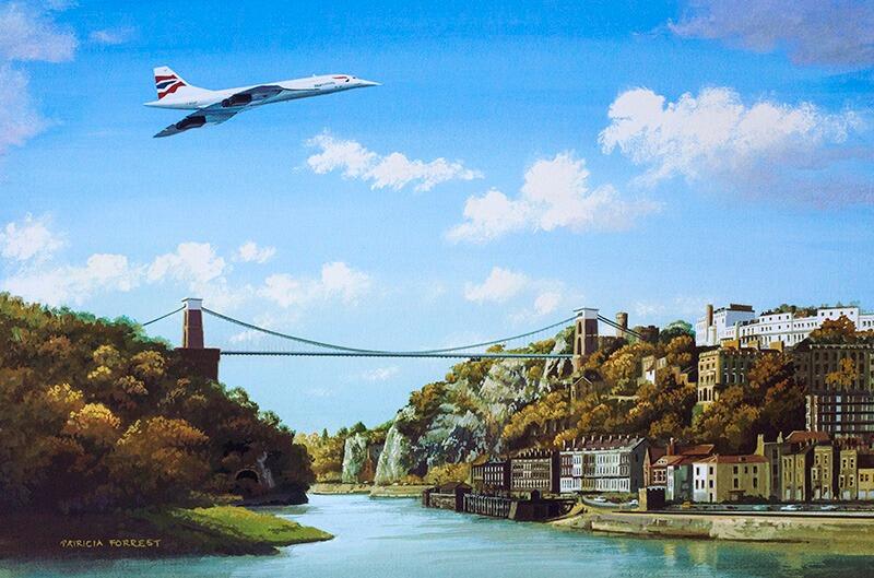 Almost Home - Concorde over the Thames, London