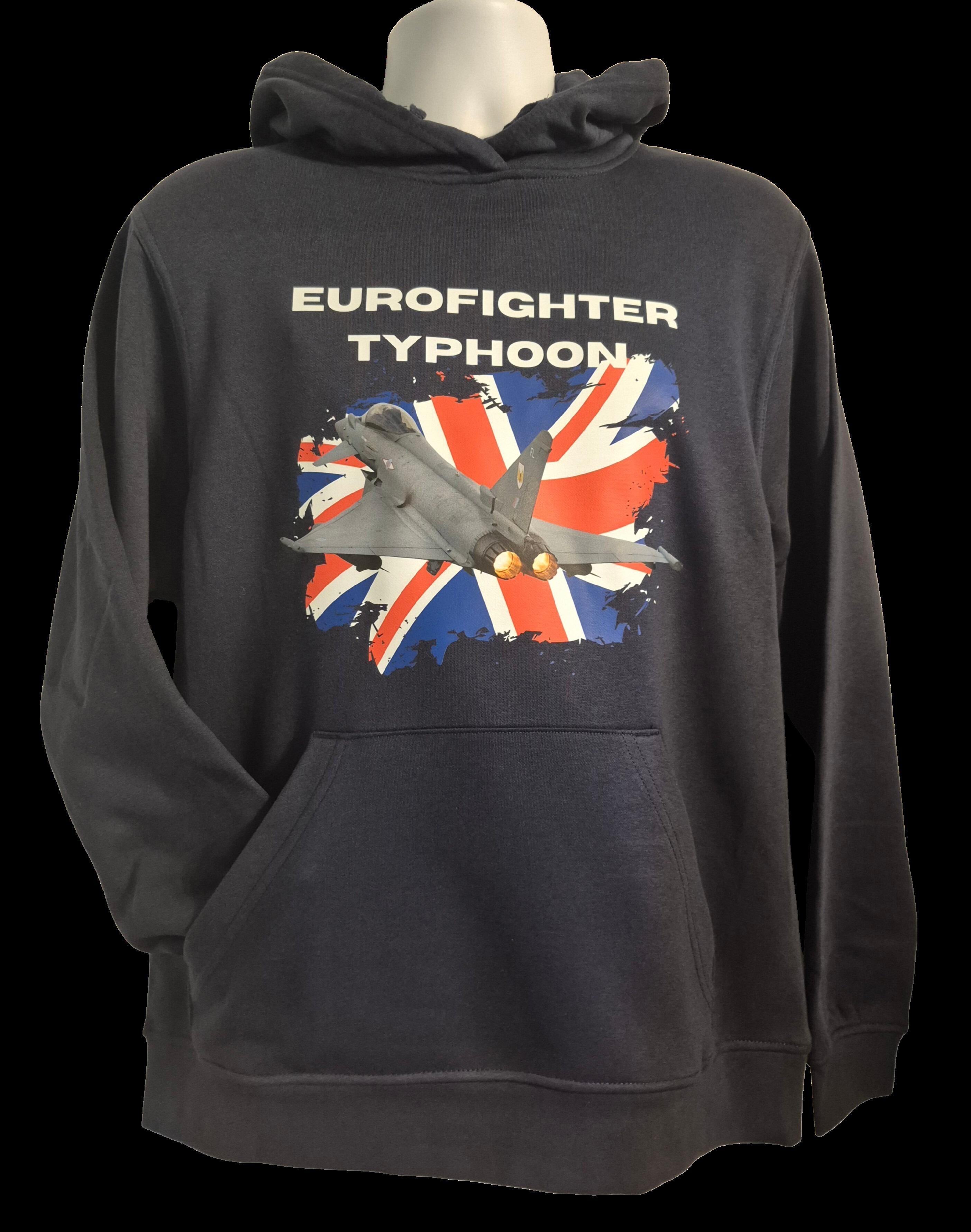 RAF Typhoon FGR4 Eurofighter Hoodie - Navy Blue