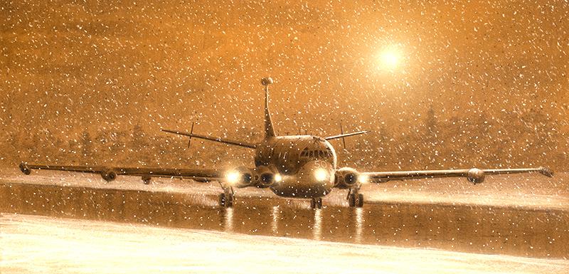 Nimrod in the Snow - Christmas Card M517