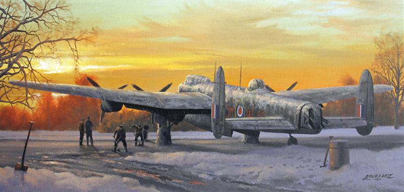 Winter of '43 - Lancaster Christmas Card M531