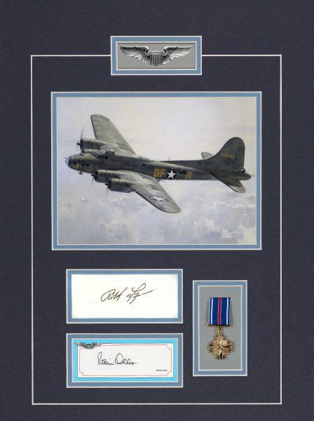 ROBERT MORGAN and ROBIN OLDS - USAAF Pilot Signatures - USA05