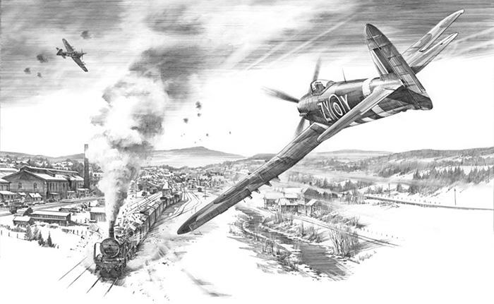 Stampe's Final Attack by Nicolas Trudgian