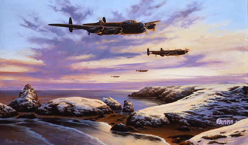 Lancasters Over Kynance by Stephen Brown