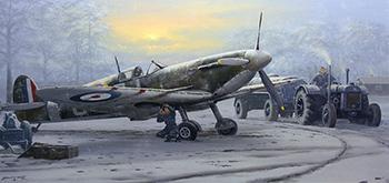 Call to Duty - Spitfire - Christmas card