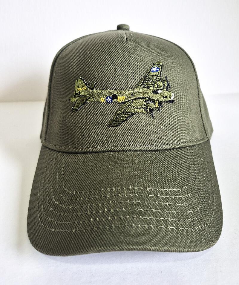 B-17 Flying Fortress USAAF Baseball Cap - Olive Green