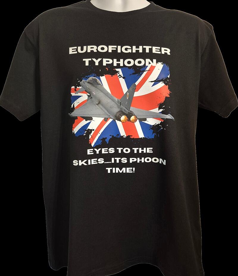 Typhoon FGR4 Eurofighter T-Shirt - Black