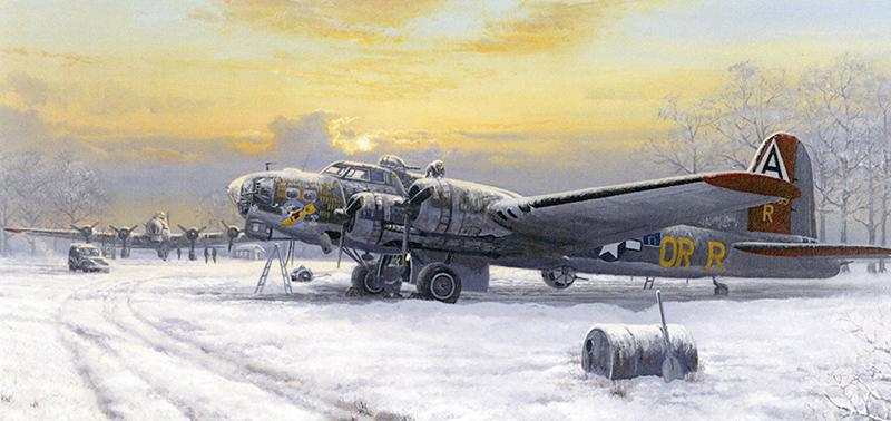Nine-O-Nine - No Turning Back - B-17 Fortress - Christmas Card M145