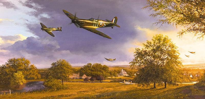 Young Guns - Summer of 1940 by Stephen Brown - Spitfire Card M384