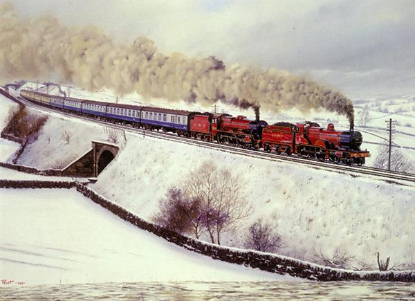 Snow on the Settle - Railways Christmas Card R027