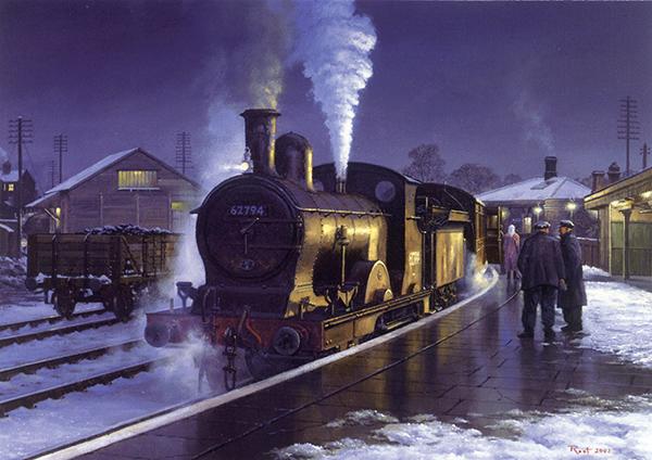 Ice and Steam - Railways Christmas Card R024