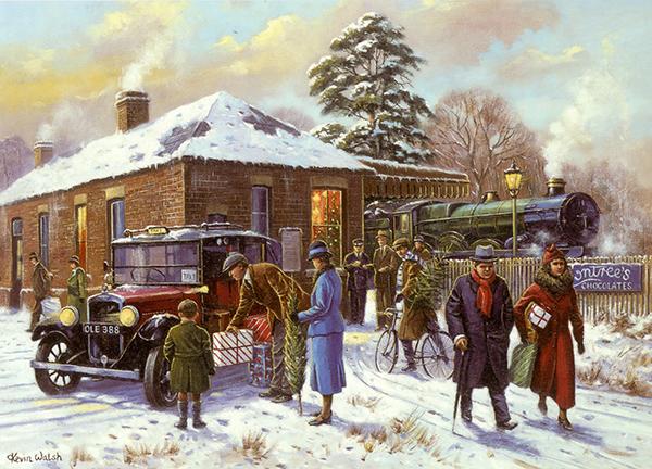 Nearly Home - Classic Motoring Christmas Card A043