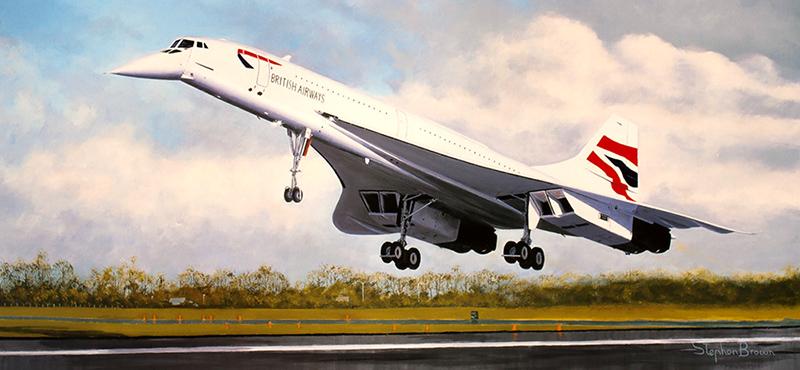 Concorde - Pride of Britain by Stephen Brown - Cameo print