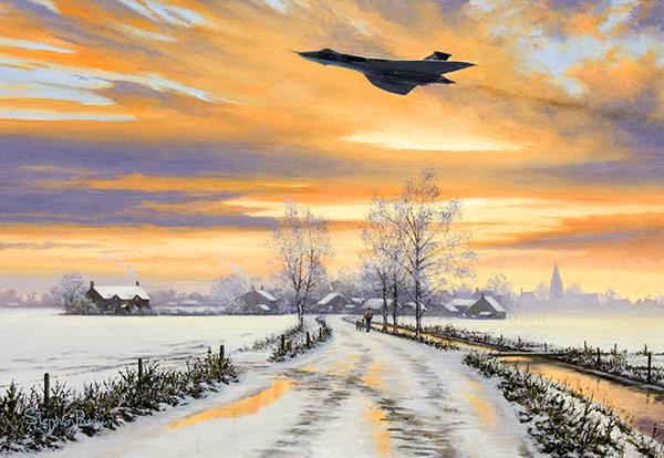 Lincolnshire Skies by Stephen Brown - Cameo print