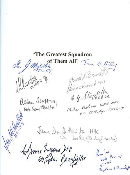 The Greatest Squadron of Them All - Vol I Multi-signed