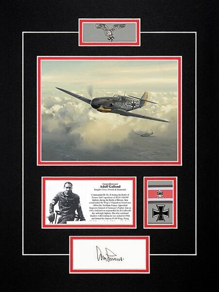 ADOLF GALLAND - Luftwaffe Pilot Signature - LUFT14