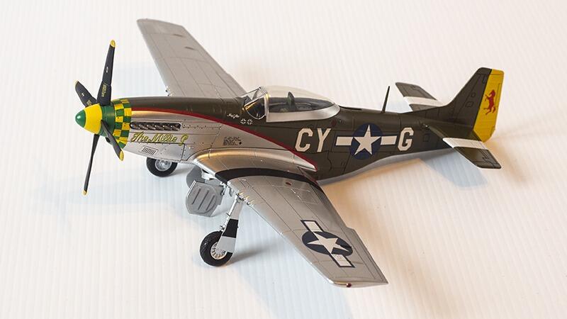 P-51 Mustang USAAF 343rd FS Major Giller - Hobby Master 1:48 HA7713.